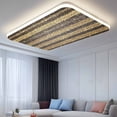 thumbnail image 2 of Black Golden Striped Fluorescent Light Covers, Luxury Farmhouse Stripes Magnetic Light Covers for Ceiling Lights, Fluorescent Ceiling Shade Filters for Classroom Bedroom Office 4x2Ft x 3PCS, 2 of 8