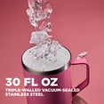 thumbnail image 4 of Swiss Tech Becher Pink NBCF 30oz Water Bottle with Handle, Triple-Wall Copper Lined, Leak Proof, 4 of 16