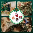 thumbnail image 5 of 4x 1:12 Scale Dollhouse Christmas Decoration Miniatures Dollhouse Accessories Traditional Dollhouse Mini Christmas Wreath, 5 of 10
