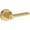 Lifetime Satin Brass, variant on Baldwin ENANACRR150 Anaheim Hills Single Cylinder Keyed Entry Door Lever Set - Nickel