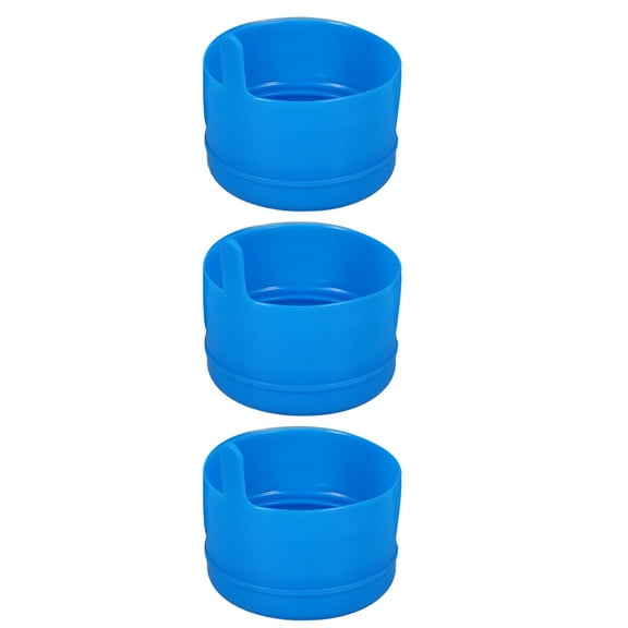 Homoyoyo 3Pcs Blue Gallon Water Jug Caps Replacement Screw Lids Non Spill Durable Fit for Home Use