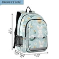 thumbnail image 2 of FORMRS Unisex School Backpack 17" Student Travel Bag with Laptop Compartment, Floral Easter, 2 of 7
