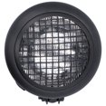 thumbnail image 1 of 120W 6in Round Headlight Retro Style Bright Front Light with Grille Guard Universal for Motorcycle, 1 of 14
