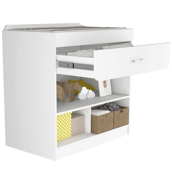 Mueble Cambiador Praga Blanco Virtual Muebles