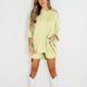 thumbnail image 4 of ICHUANYI Liquidación Camisetas de Manga Corta con Cuello Redondo de Verano para Mujer Pantalones Cortos Ropa cómoda para el hogar Conjuntos de Traje de Dos Piezas ICHUANYI WER202308254696, 4 of 7