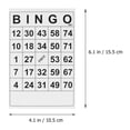thumbnail image 4 of Miangastore 60Pcs Bingo Game Bingo for Fun Intellectual Development Plaything (White), 4 of 8