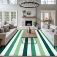thumbnail image 3 of 6'x9' Area Rugs, Green Ombre Grey Striped Indoor Outdoor Area Rug for Living Room Bedroom, Farmhouse Stripe Modern Washable Bathroom Rugs Kitchen Floor Carpet Mats Home Decor Aesthetic, 3 of 8