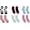 Assortment Pack 3 - 6 Socks, variant on Women’s Soft Fuzzy Socks Plush Girls Butter Socks 6 Pack 18 Styles Size 5-9