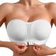 thumbnail image 1 of Sujetador cómodo sin aros para mujer - Sujetador grande y fino con soporte lateral para el pecho caído - Nailon/spandex - Sexy/casual - Tallas S-XL, 1 of 5