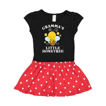 

Inktastic Cute Bee Gramma s Little Honeybee with Stars Gift Toddler Girl Dress