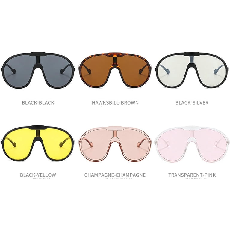 Oversized One Piece Sunglasses For Women Men Fashion Vintage  display picture 1
