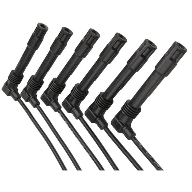 6PCS Ignition Spark Plug Wire Cable for Audi A6 Quattro 2001 Avant 2.8 250079696