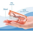thumbnail image 2 of Mini Stapler, 20 Sheet Office Desktop Stapler with 640 Standard Staples and A Staple Remover, Pink…, 2 of 13