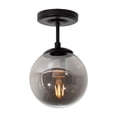 thumbnail image 1 of Lámpara de techo ahumado, 1 luz E27 60W, 1 of 7