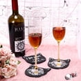 thumbnail image 4 of 6 Pieces Cat Coasters Felt Cup Mat for Wine, Glass, Tea Home House Kitchen Table Decor, 4 of 8