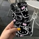 thumbnail image 1 of Funda de teléfono para iPhone 14, 13, 12, 11 pro max, 8, 7, 6, 6S Plus, XS, Max, XR, X, carcasa trasera de parachoques, bonita y fresca, Gato de Hello Kitty Fivean LED, 1 of 2