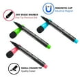 thumbnail image 4 of 12 Colors Dry Erase Markers Magnetic Dry Erase Markers Fine Tip Whiteboard Markers with Eraser, 4 of 10