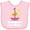 AD-Pink, variant on Inktastic Grandpas First Mate Girls Pink Sailboat Girls Baby Bib
