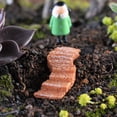 thumbnail image 4 of Miniatura Micro Escaleras Jardín Paisaje Bonsai Decoración Amarillo Sunnimix Miniatura, 4 of 8