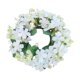 thumbnail image 2 of CaiYueKe Artificial Floral Wreath Candle Ring Holder Wedding Home Decor Centerpiece for Table Fireplace Mantel Living Room Rustic Farmhouse Spring Summer Decorations, 2 of 7