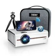 Yaber Mini Projector with 5G Wifi and Bluetooth 5.1,  9000 LM 1080P Support, 100" Screen Home Theater Projector with Bag