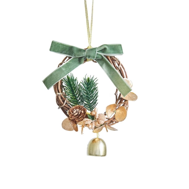 Small Wreath Christmas Ornaments Christmas Party Atmosphre Decoration Props To Give Small Gifts Christmas Wreath