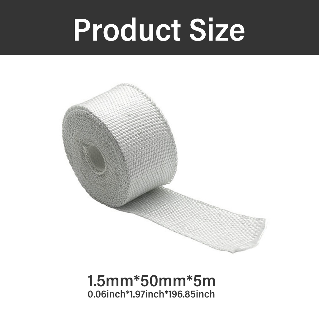 Jesscasday Reinforced Packed Tape Wide Fiberglasses Tape Heat Containment Fiberglasses Pipe