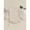 thumbnail image 4 of Bagilaanoe Baby Boy Oversized Romper Sweatshirt Newborn Long Sleeve Bodysuits Letter Embroidery Pullover 3M 6M 12M 18M Infant Casual Tee Tops, 4 of 8
