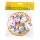 thumbnail image 2 of Set de decoración colgante de huevos de Pascua | Huevos de espuma artificial con cesta tejida | Huevos coloridos y realistas para fiesta de Pascua, centro de mesa, uso interior y exterior | 6 huevos, 2 of 3