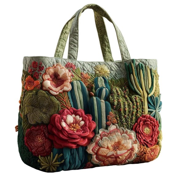 AOMRCOL Quilted Small Tote Bag for Women Lightweight Floral Shoulder Handbag Soft Small Quilted Tote Bag College Travel Work Top Handle Satchel Everyday Purse