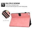 thumbnail image 5 of Dteck iPad 9.7 2017/2018 Case, iPad 6th Generation Case, iPad 5th Generation Case, iPad Air 2 Case, iPad Air Case, Slim Matte PU Leather Card Slots Wallet Case Multi-angle Standing Cover,Pink, 5 of 6