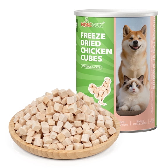 MON2SUN Chicken Freeze Dried Dog Treats, 7 oz