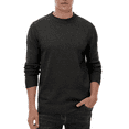 thumbnail image 3 of Puztloy Men's Sweater Pullover Crewneck Long Sleeve Lightweight Knit Soft Casual with Ribbing Edge Knitwear sweaters Dark Grey, 3 of 8