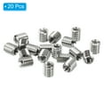 thumbnail image 3 of Unique Bargains Adaptateurs de Filetage Manchon Réducteur Écrou 20 Pcs M5x0.8 Mâle à M3x0.5 Femelle Réparation Insert Écrou 6mm, 3 of 7