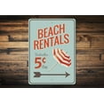 thumbnail image 1 of Umbrella Novelty Decor, Metal Wall Sign - 10x14 Inches, 1 of 4