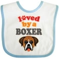 thumbnail image 3 of Inktastic Boxer Dog Lover Pet Owner Boys or Girls Baby Bib, 3 of 4