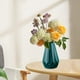 thumbnail image 4 of Jarrón de plástico, imitación esmaltado, decoración para la sala de estar, arreglo de flores secas, verde, 4 of 6