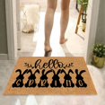 thumbnail image 4 of New Easter Bunny Door Mat Happy Easter Entryway Rug Welcome Mat for Home Foot Mat for Indoor Use, 4 of 6