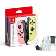 Nintendo Joy-Con (L)/(R) - Pastel Pink/Pastel Yellow with BOLT AXTION Bundle