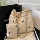 thumbnail image 5 of Bolso Bandolera Con Cordón Diario Duradero Patrón Lazo para Mujer Pequeño, 5 of 9