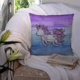 thumbnail image 3 of Carolines Treasures BB7433PW1414 Blue Unicorn Watercolor Fabric Decorative Pillow  14Hx14W multicolor, 3 of 4