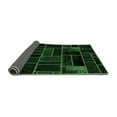 thumbnail image 2 of Ahgly Company Indoor Round Abstract Emerald Green Modern Area Rugs, 8' Round, 2 of 4
