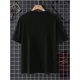 thumbnail image 2 of [Camiseta gráfica "Sharp Teeth"] Camiseta gráfica de cuello redondo con estampado de rostro degradado - Camiseta deportiva informal de manga corta para hombre, 2 of 5