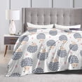thumbnail image 3 of Ultra-Soft Micro Fuzzy Throw Blanket Cute Hedgehog Animal Fluffy Cozy Warm Blankets Soft Blankets Decorative for Couch Bed Sofa Bedroom for Four Seasons 60"x50", 3 of 5