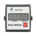 thumbnail image 2 of Hour Meter Gauge Digital Display 0‑999.99h Timer Hourmeter AC 220V 50Hz HM-D48, 2 of 7