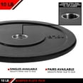 thumbnail image 4 of JFIT Olympic Bumper Weighted Plate 2”, Set of 2 Plates, 10 LB Pair, 4 of 4