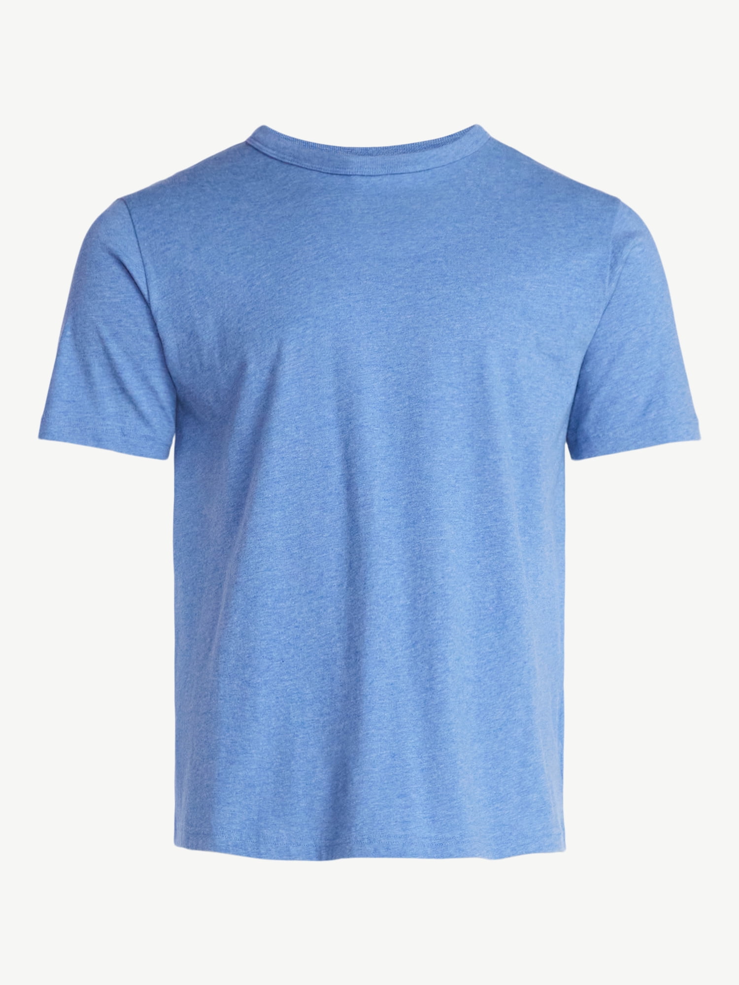 Free Assembly Men’s Everyday Cotton Tee with Short Sleeves, Sizes S-3XL