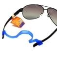 thumbnail image 1 of Miangastore Rétenteur de Lunettes de Soleil Silicone Antidérapant Bleu 1Pcs 21.50X2.00X0.20cm, 1 of 4