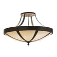 thumbnail image 5 of Meyda Tiffany 148835 Urban 6 Light 36" Wide Semi-Flush Bowl Ceiling Fixture - Bronze, 5 of 7