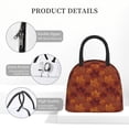 thumbnail image 4 of Lukts fall Maple Print Portable Lunch Bag, Lunch Bag Picnic Bag - Waterproof, Heat-insulating and Cold-insulating, Suitable for School, Work, 4 of 6
